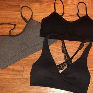 Set of 3 bralettes